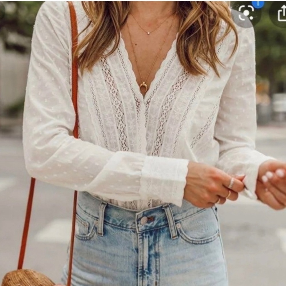 Sezane Alessandra Blouse